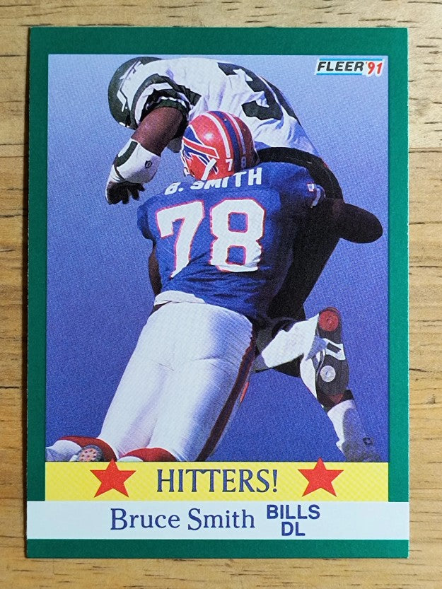 1991 Fleer #396 Bruce Smith HIT