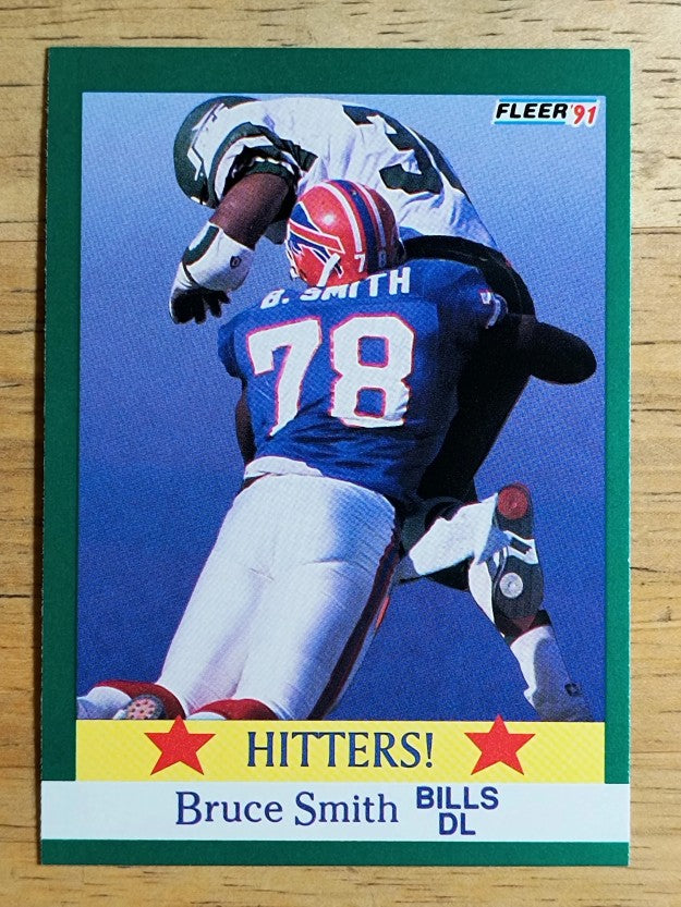 1991 Fleer #396 Bruce Smith HIT