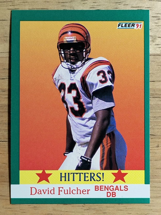 1991 Fleer #399 David Fulcher HIT