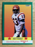 1991 Fleer #399 David Fulcher HIT