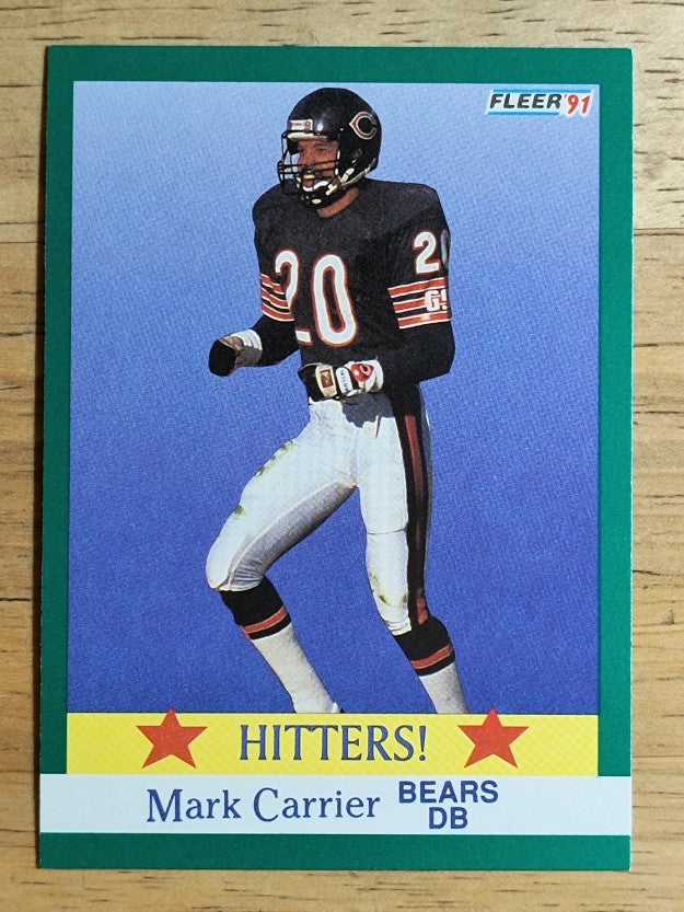 1991 Fleer #401 Mark Carrier DB HIT