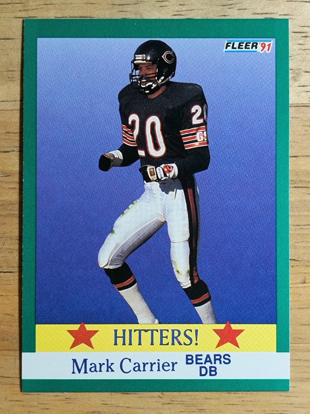 1991 Fleer #401 Mark Carrier DB HIT