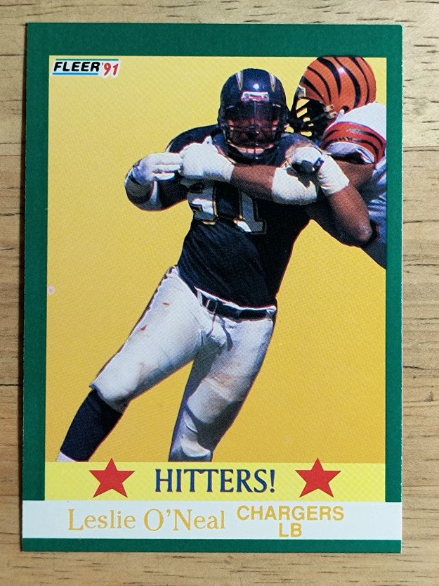 1991 Fleer #405 Leslie O'Neal HIT