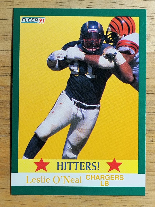 1991 Fleer #405 Leslie O'Neal HIT