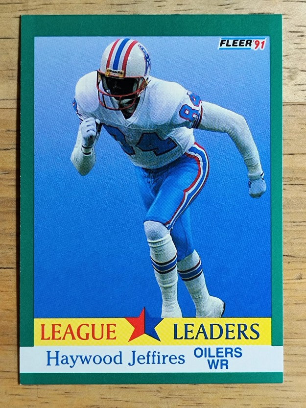 1991 Fleer #412 Haywood Jeffires LL