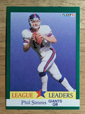 1991 Fleer #414 Phil Simms LL