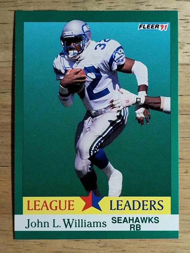 1991 Fleer #419 John L. Williams LL