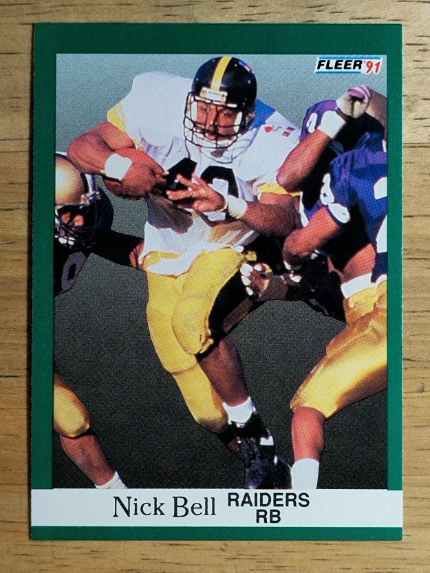 1991 Fleer #420 Nick Bell RC