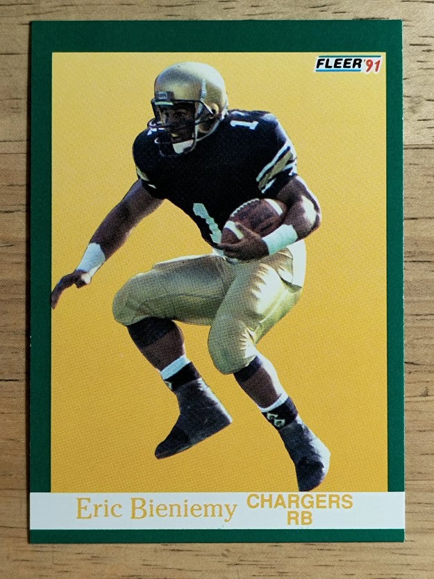 1991 Fleer #421 Eric Bieniemy RC