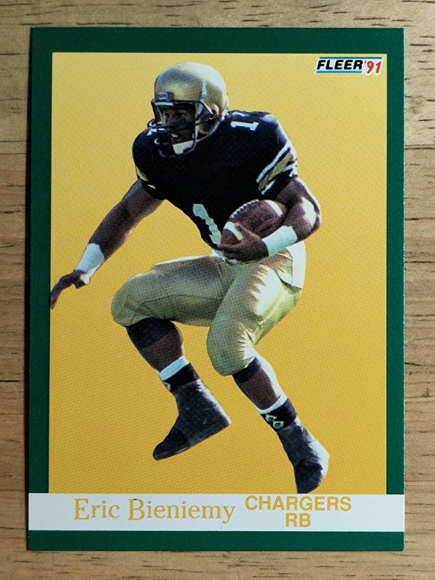 1991 Fleer #421 Eric Bieniemy RC