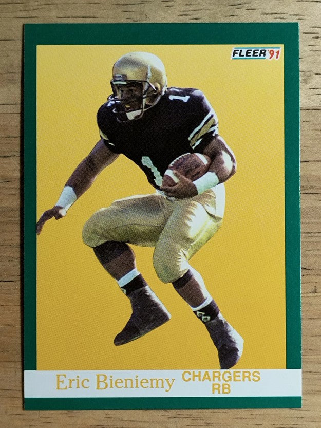 1991 Fleer #421 Eric Bieniemy RC
