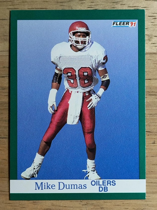 1991 Fleer #422 Mike Dumas RC