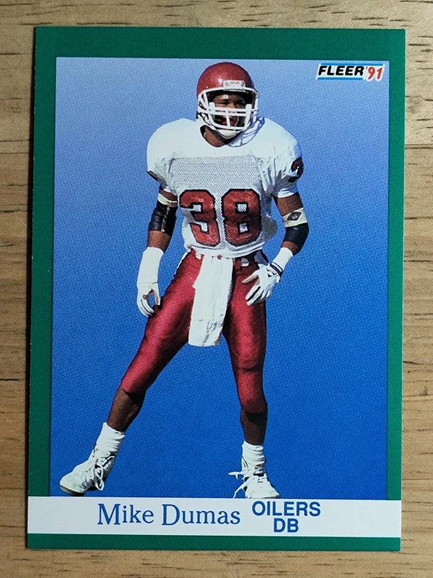 1991 Fleer #422 Mike Dumas RC