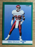 1991 Fleer #422 Mike Dumas RC