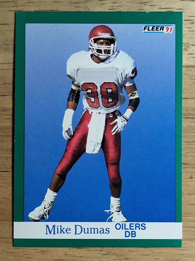 1991 Fleer #422 Mike Dumas RC