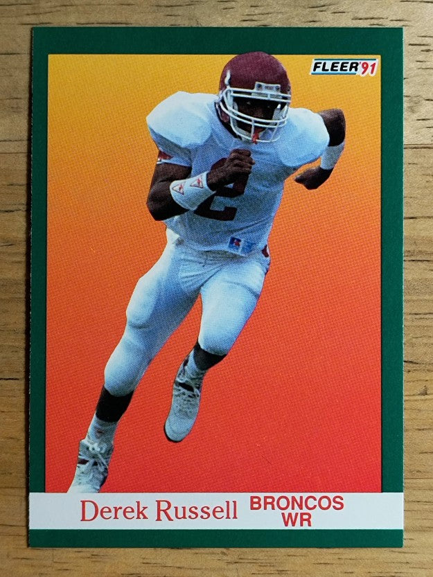 1991 Fleer #424 Derek Russell RC