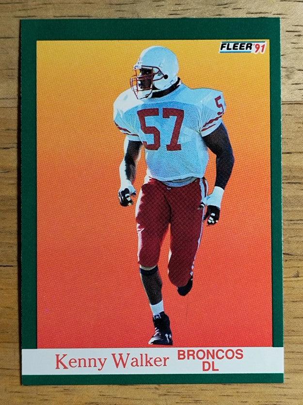 1991 Fleer #428 Kenny Walker RC