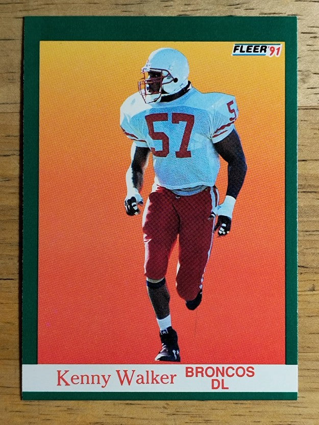 1991 Fleer #428 Kenny Walker RC