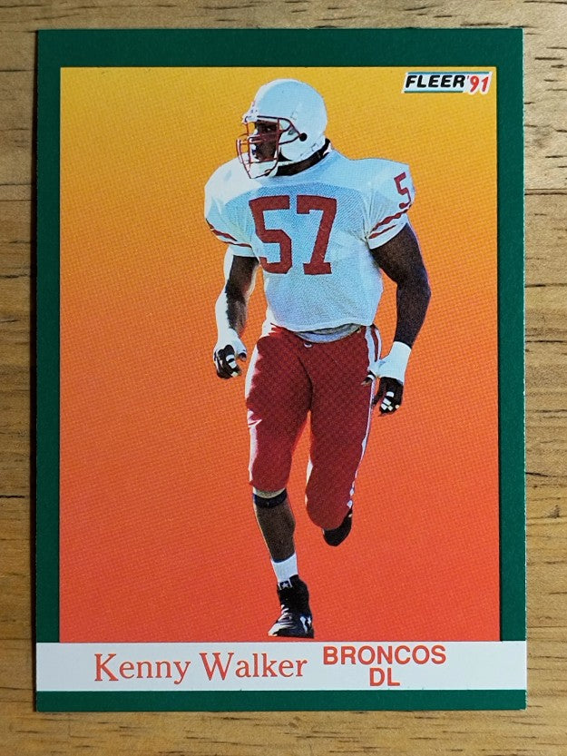 1991 Fleer #428 Kenny Walker RC