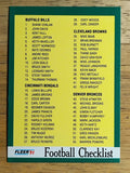 1991 Fleer #429 Checklist 1-108