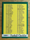 1991 Fleer #431 Checklist 217-324