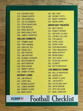 1991 Fleer #431 Checklist 217-324