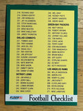 1991 Fleer #431 Checklist 217-324