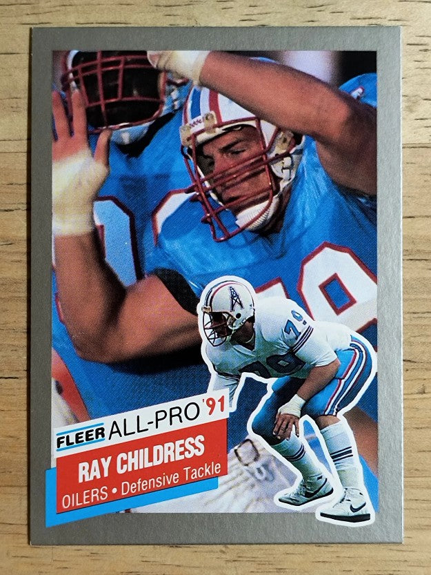 1991 Fleer All-Pros #7 Ray Childress