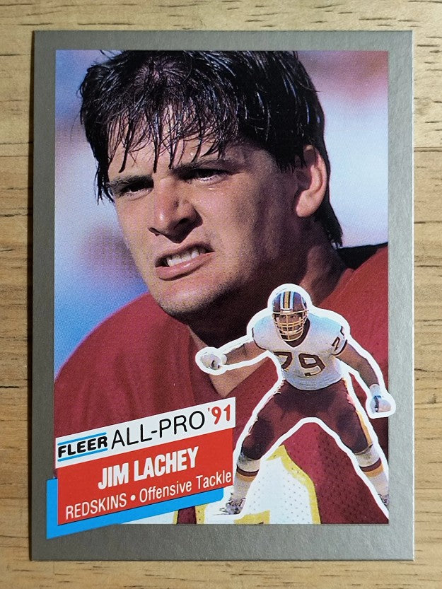 1991 Fleer All-Pros #24 Jim Lachey