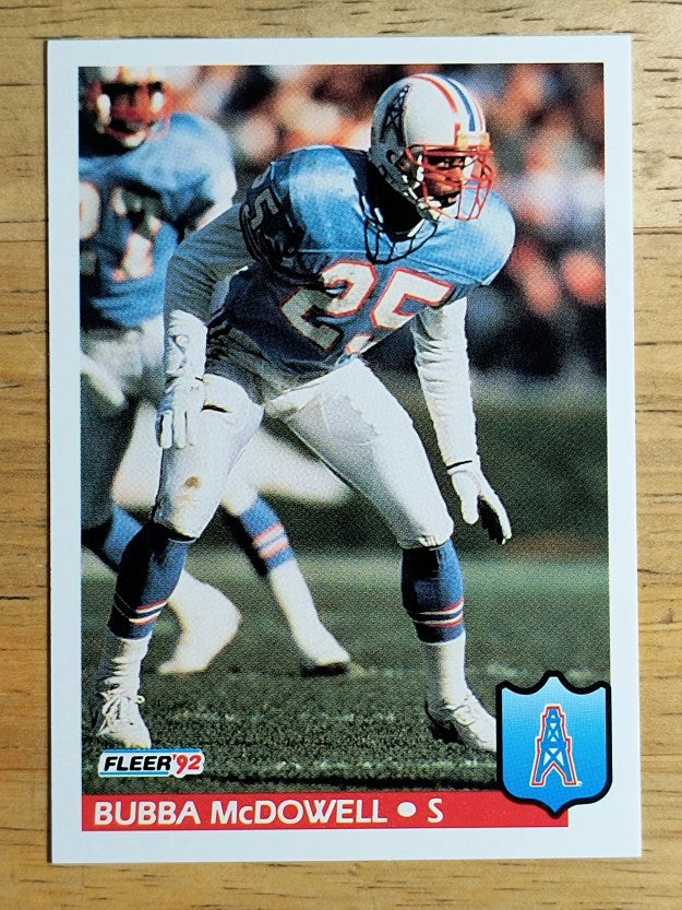 1992 Fleer #151 Bubba McDowell