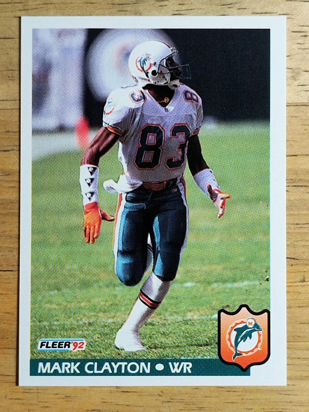 1992 Fleer #222 Mark Clayton