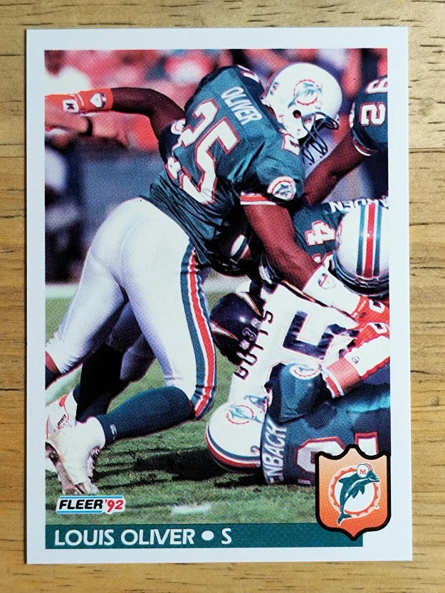 1992 Fleer #232 Louis Oliver