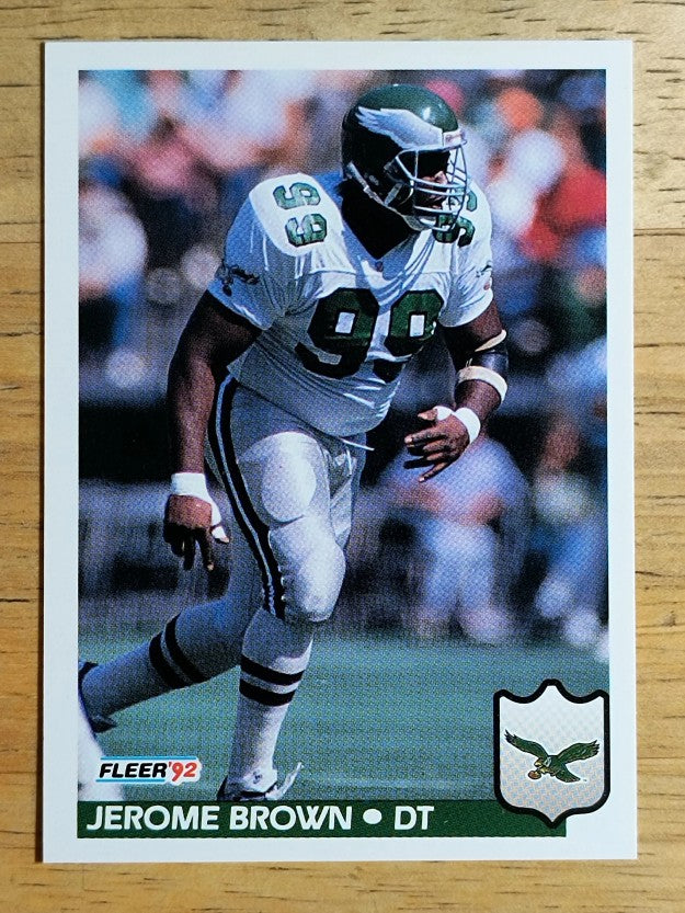 1992 Fleer #317 Jerome Brown