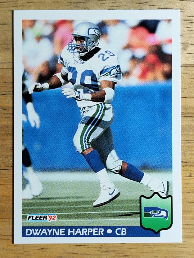1992 Fleer #390 Dwayne Harper