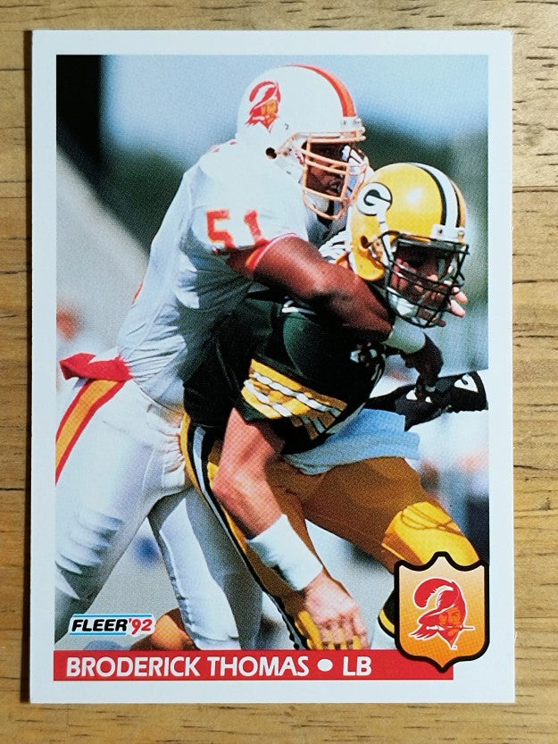 1992 Fleer #411 Broderick Thomas