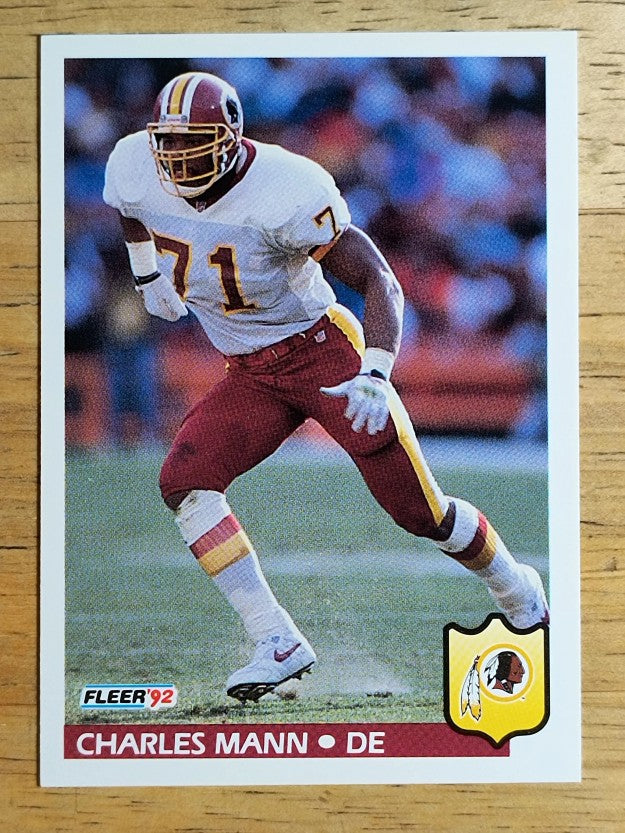 1992 Fleer #423 Charles Mann