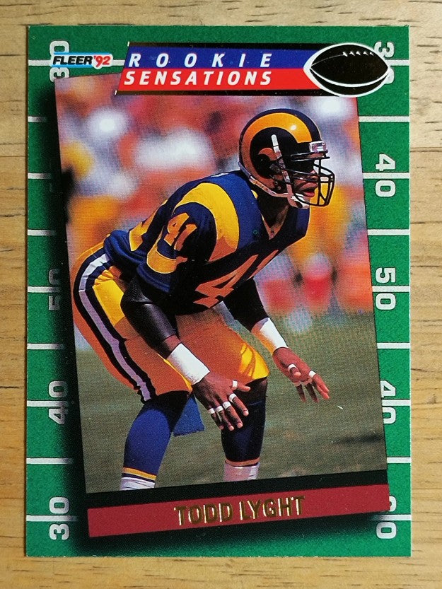 1992 Fleer Rookie Sensations #5 Todd Lyght