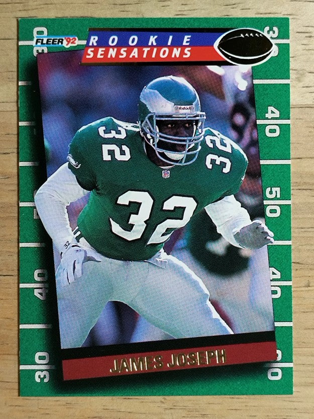 1992 Fleer Rookie Sensations #6 James Joseph