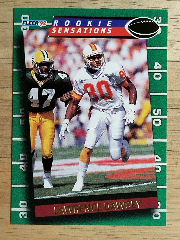 1992 Fleer Rookie Sensations #19 Lawrence Dawsey