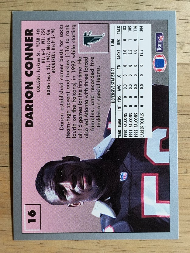 1993 Fleer #16 Darion Conner
