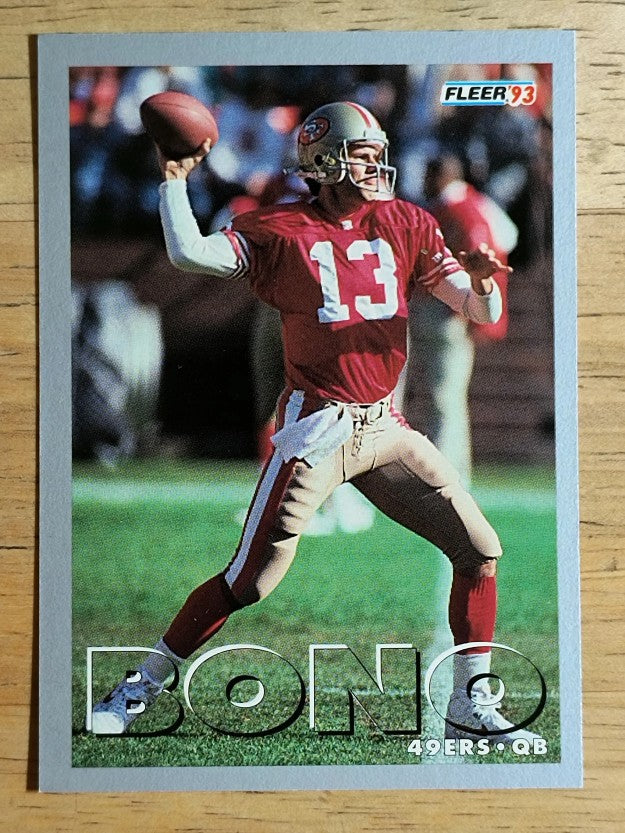 1993 Fleer #27 Steve Bono