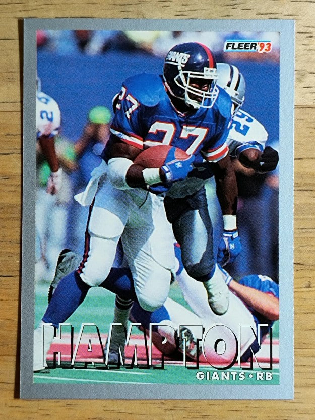 1993 Fleer #40 Rodney Hampton