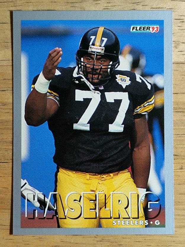 1993 Fleer #86 Carlton Haselrig