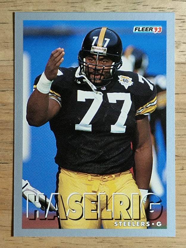 1993 Fleer #86 Carlton Haselrig