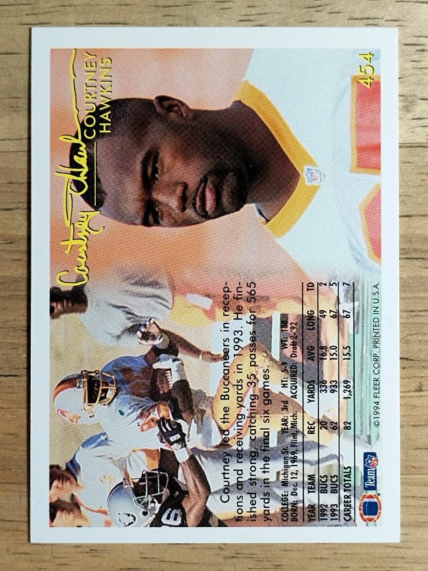 1994 Fleer #454 Courtney Hawkins