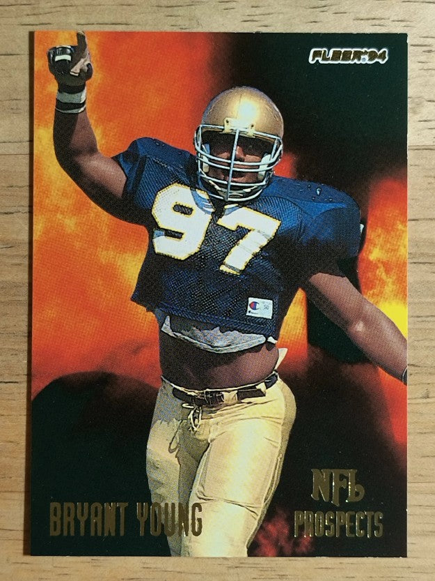 1994 Fleer Prospects #25 Bryant Young (EX)