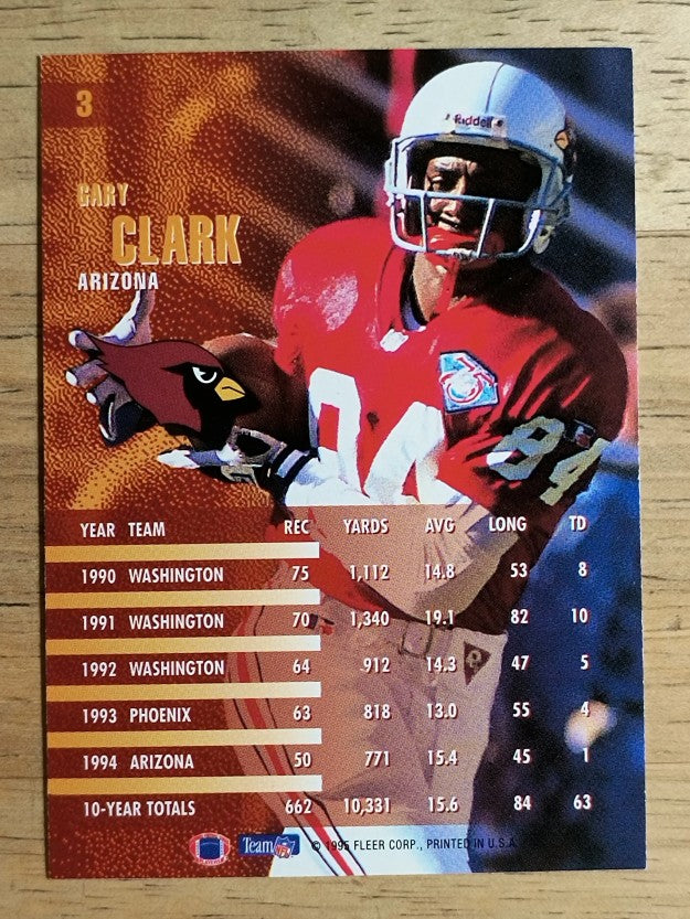 1995 Fleer #3 Gary Clark