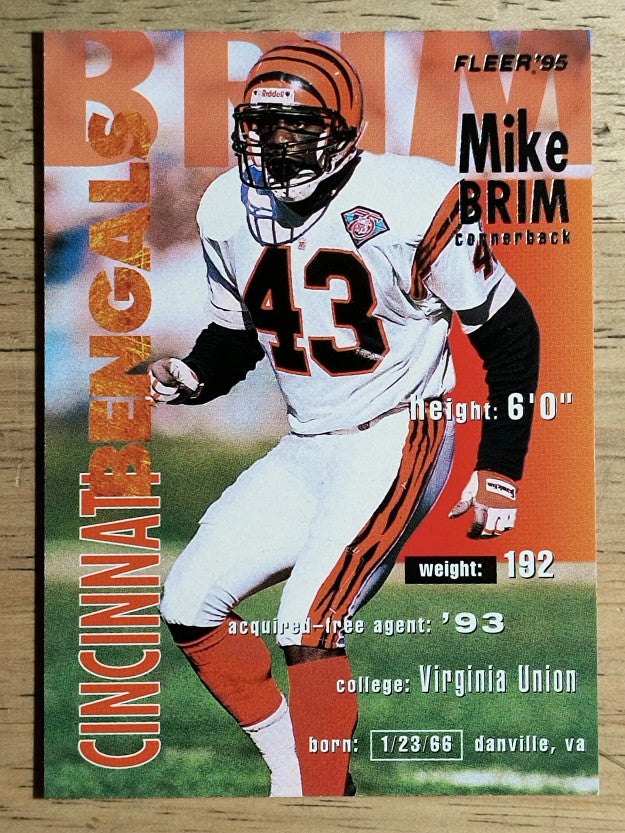 1995 Fleer #64 Mike Brim