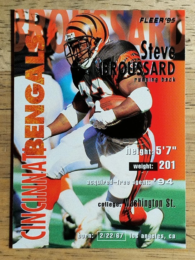 1995 Fleer #65 Steve Broussard