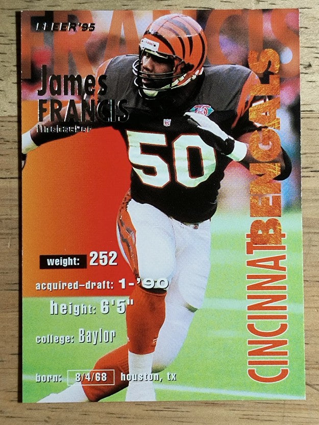 1995 Fleer #66 James Francis